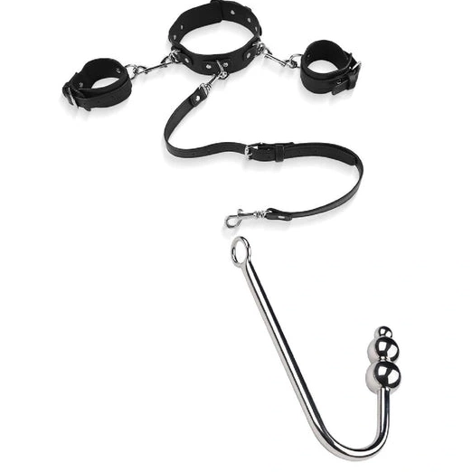 Anal Hooks Collar Hook Cuffs 5334 Beaded with Elegant and Anal 1007